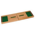 Travel Cribbage Set-Solid Wood Folding Board w/ Storage